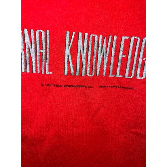 Vintage Van Halen 1991 Tour Shirt Unlawful Carnal Knowledge Rock Concert 90s L - Picture 7 of 13